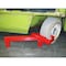 The Equipment Lock Company Cushion Tire Lift Lock secures the forklift steer tire in the turned position CTLL-C - alternate 2